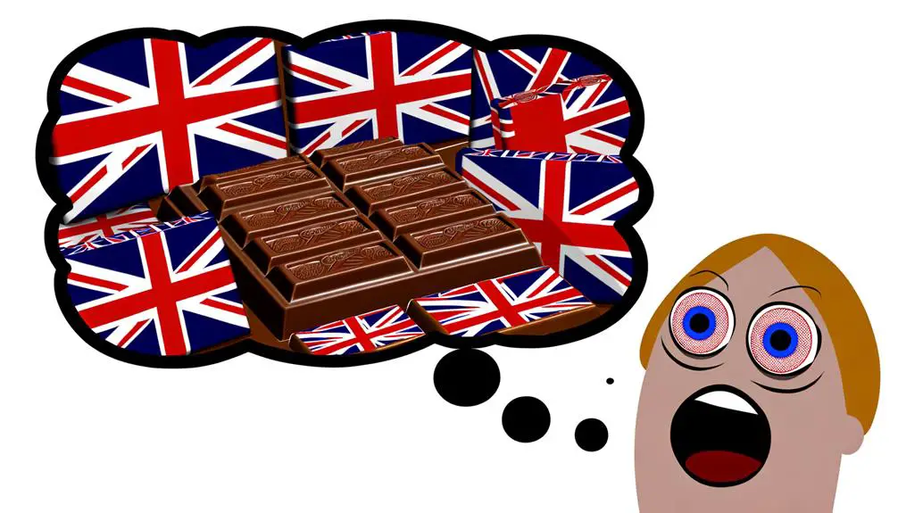british slang for chocolates
