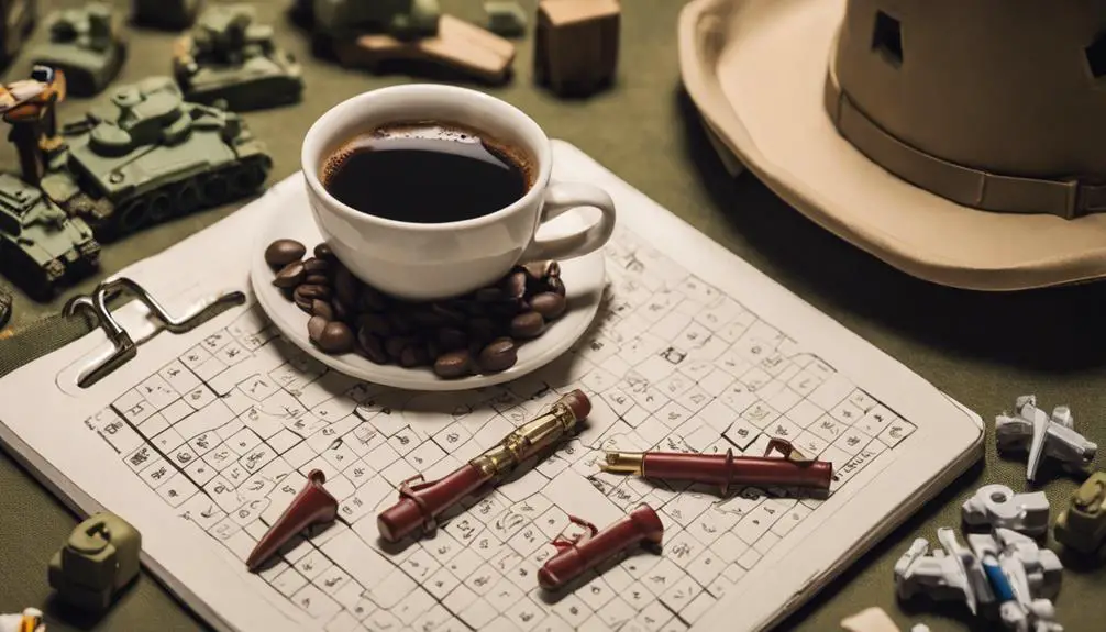 caffeine fueled soldiers decipher clues