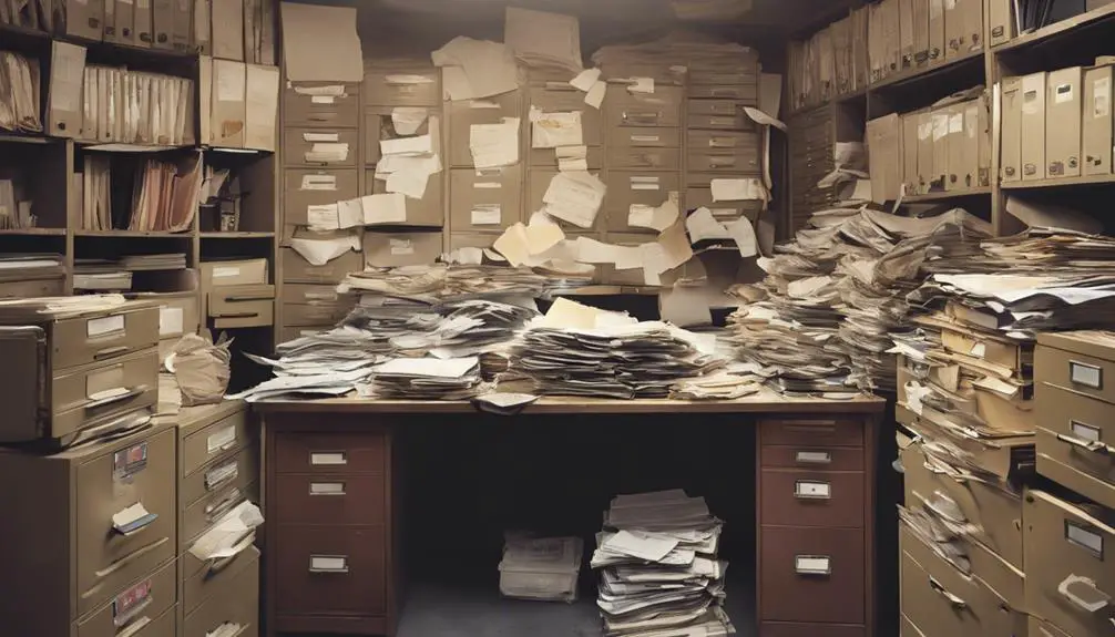 endless stacks of documents