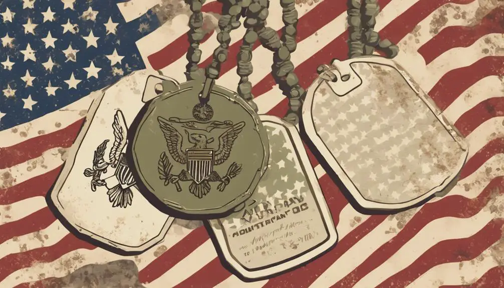 identification tags for soldiers